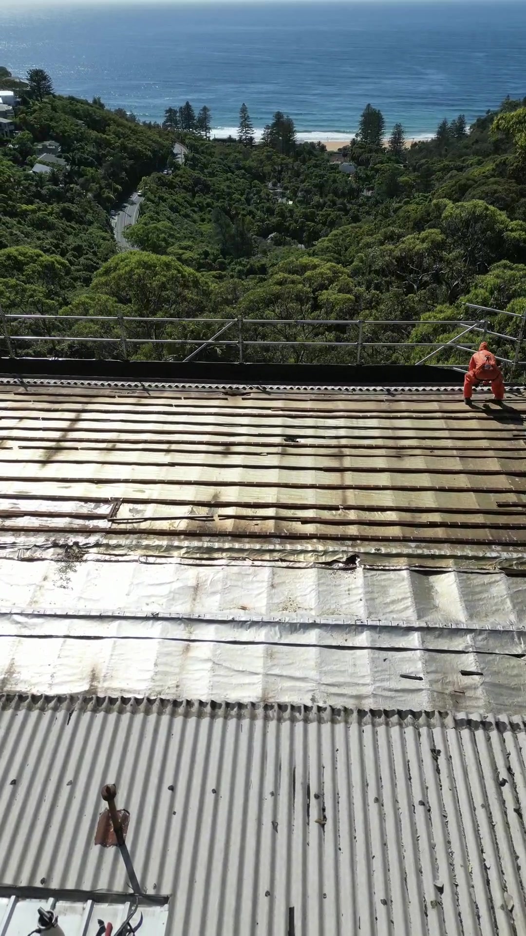 Spot-On Asbestos Removal field crew documenting a real Sydney job site, Class A and B licensed work