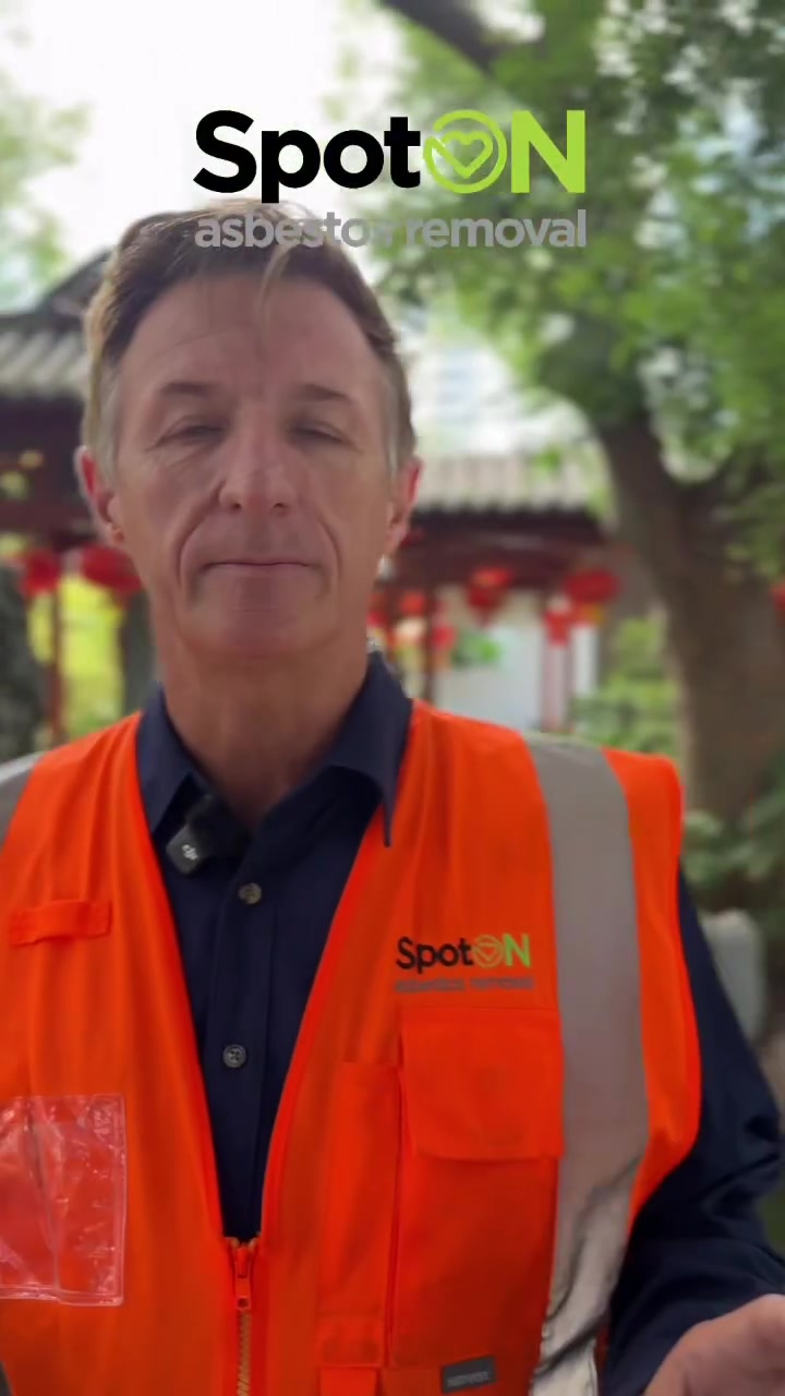 Spot-On Asbestos Removal field crew documenting a real Sydney job site, Class A and B licensed work