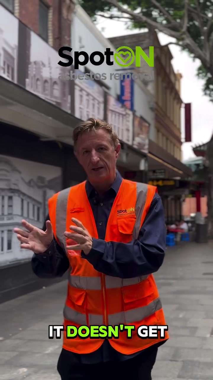Spot-On Asbestos Removal field crew documenting a real Sydney job site, Class A and B licensed work